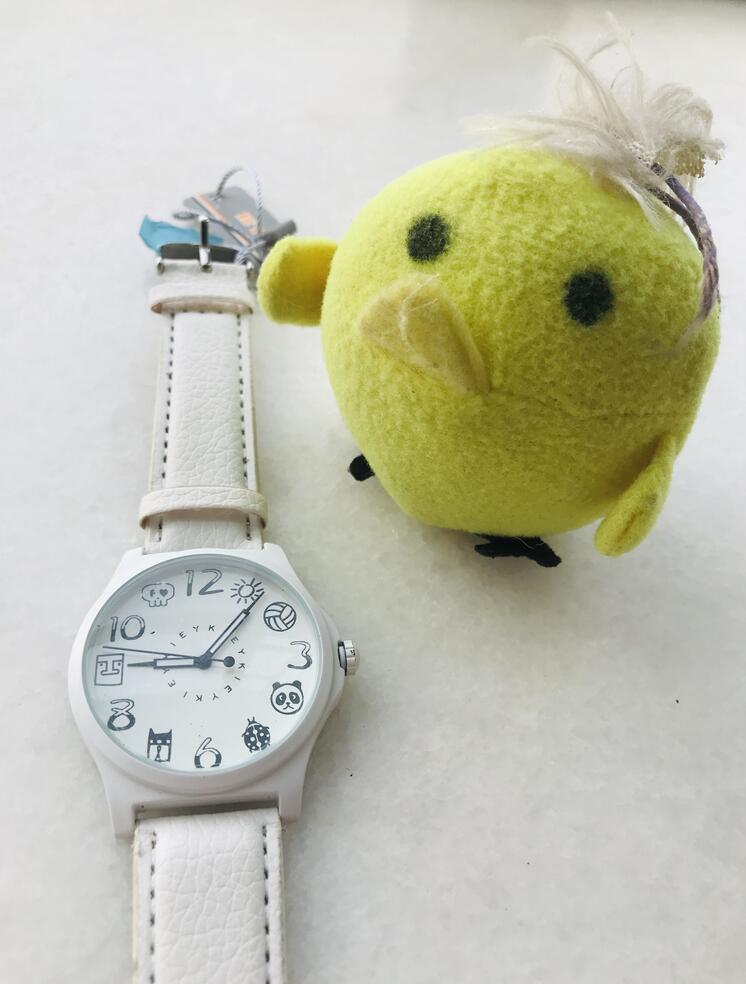 Watches birthday Fashion quartz good watches Casual Sports gentleman quartz Watch men wristwatch Waterproof Big Dial Noctilucent watches student PU portable Watches Leather band strap children for men