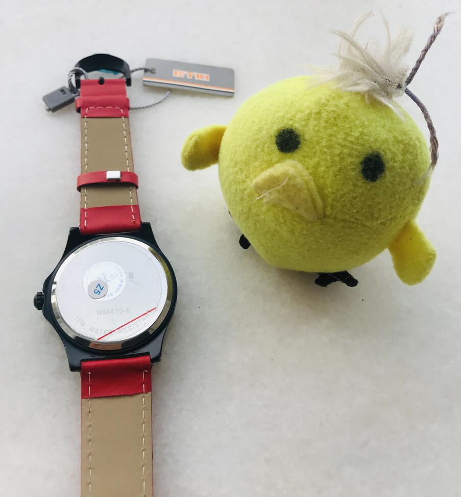 Watches birthday Fashion quartz good watches Casual Sports gentleman quartz Watch men wristwatch Waterproof Big Dial Noctilucent watches student PU portable Watches Leather band strap children for men