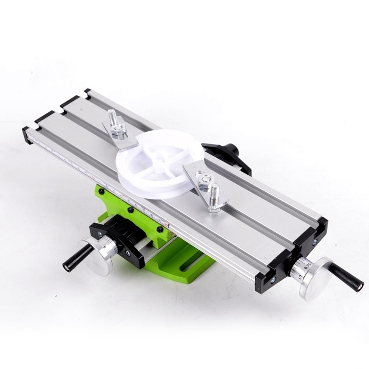 Aluminum Alloy Milling Machine Compound Work Table Cross Slide Bench Drill Press Vise Fixture