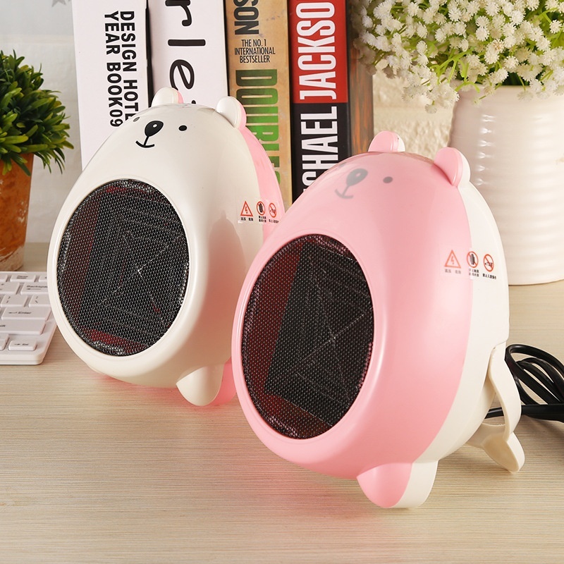 Cartoon Mini Heater Small Desktop Heater Fan Lovely Warm Fan Household Electric Heating