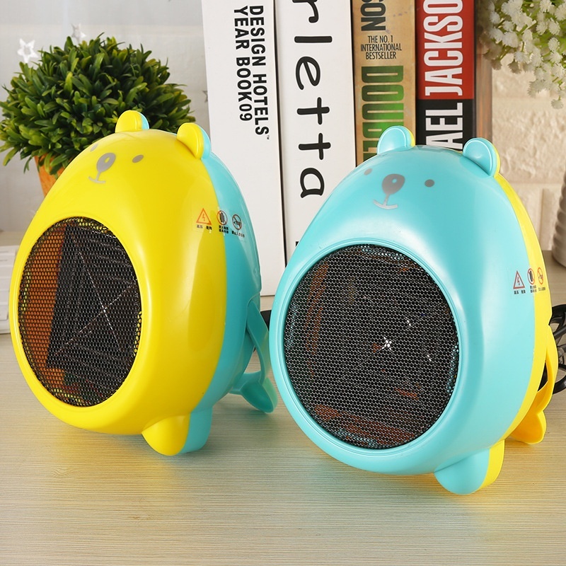 Cartoon Mini Heater Small Desktop Heater Fan Lovely Warm Fan Household Electric Heating