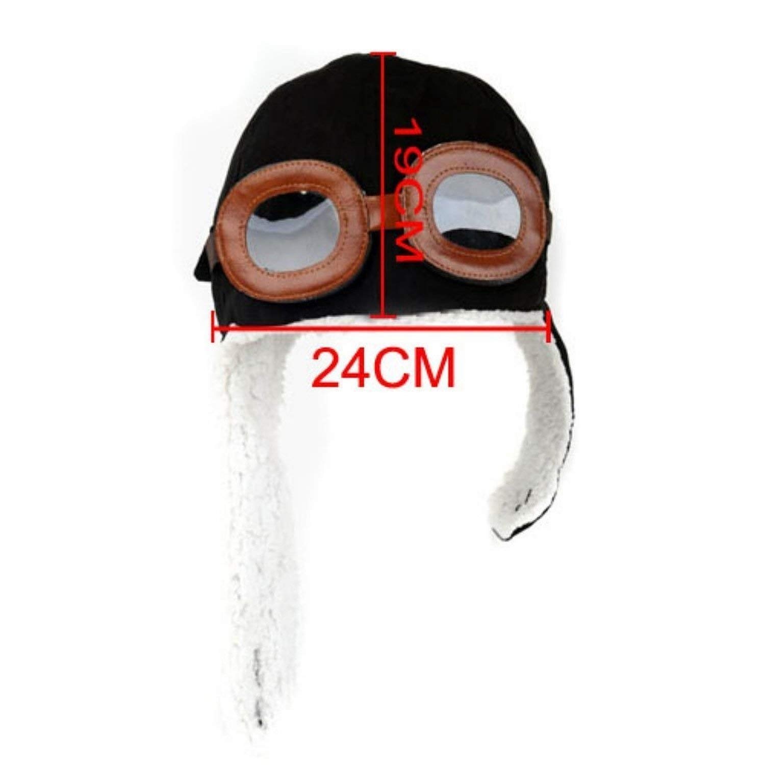 Pilot wool warm hat with earmuffs children's stylus boy winter warm hat hat peas pilot