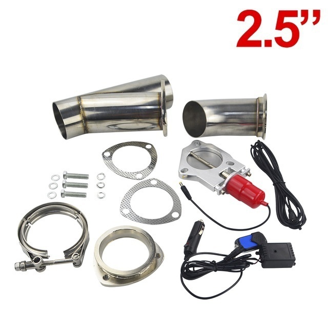 New 2.5 or 3 Electric Stainless Steel Exhaust Cut-off Discharge Valve/Switch