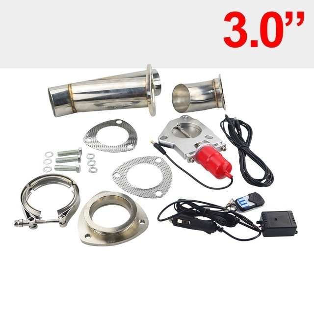 New 2.5 or 3 Electric Stainless Steel Exhaust Cut-off Discharge Valve/Switch