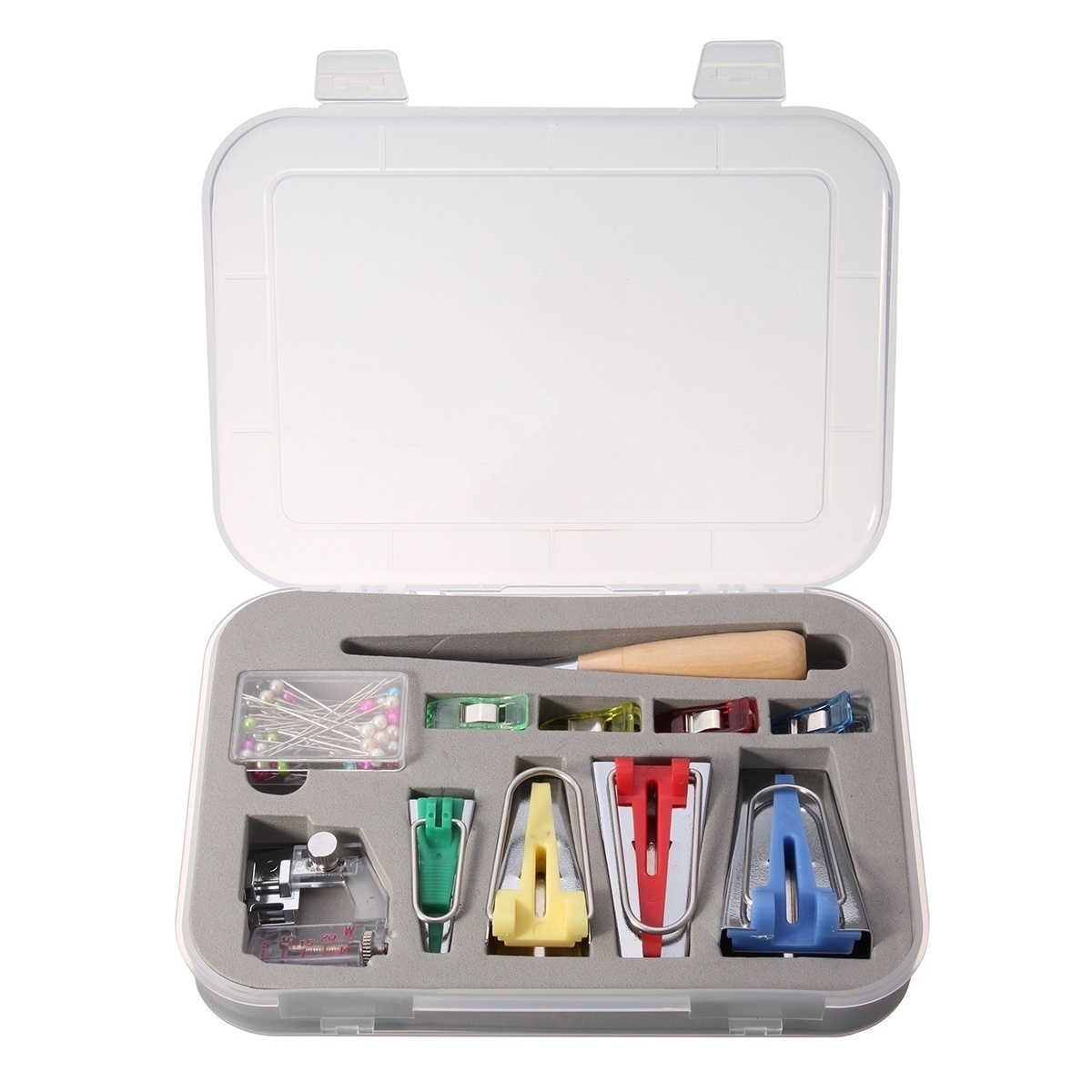 60 sets of fusible bias binding tape machine needle set for sewing and quilting household goods