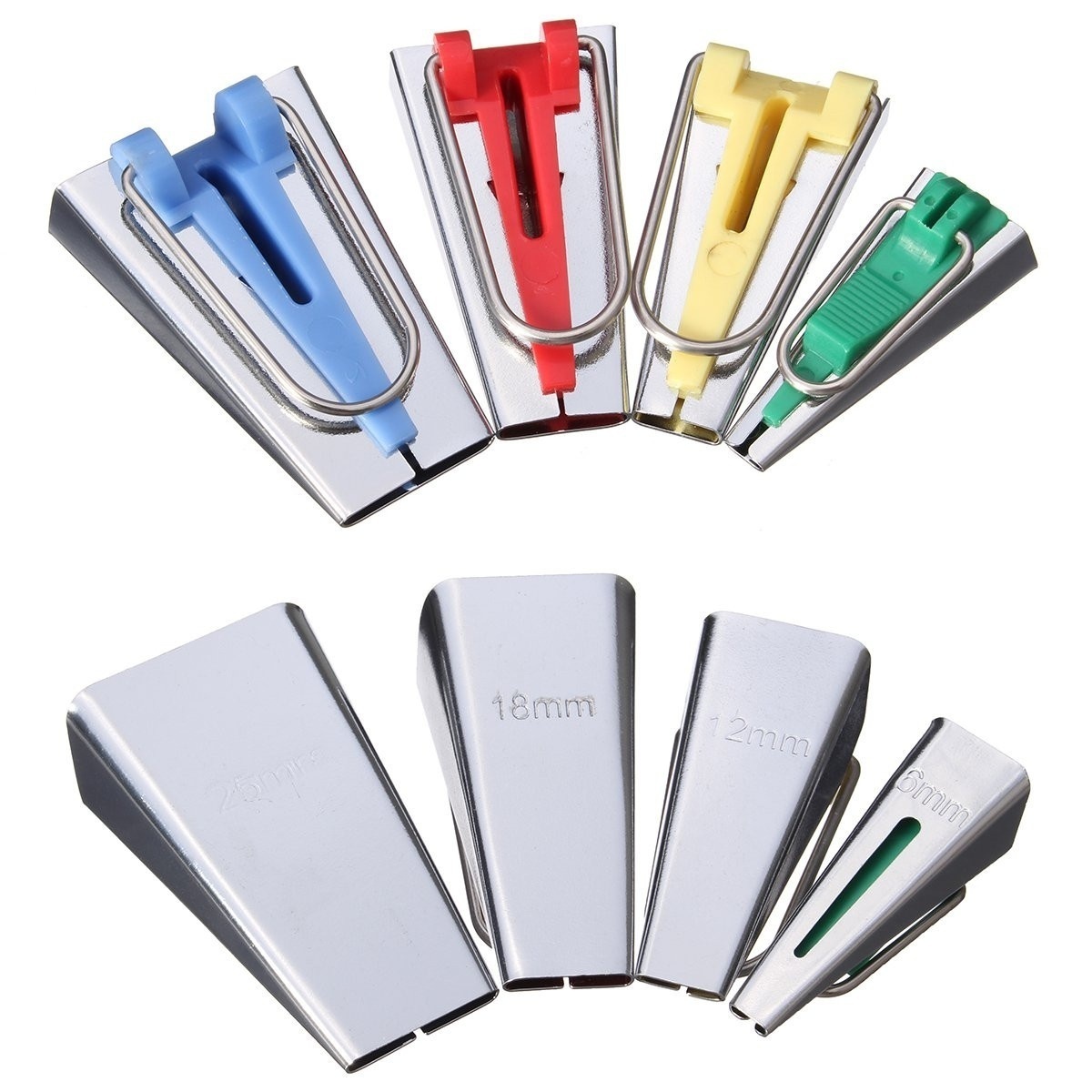 60 sets of fusible bias binding tape machine needle set for sewing and quilting household goods