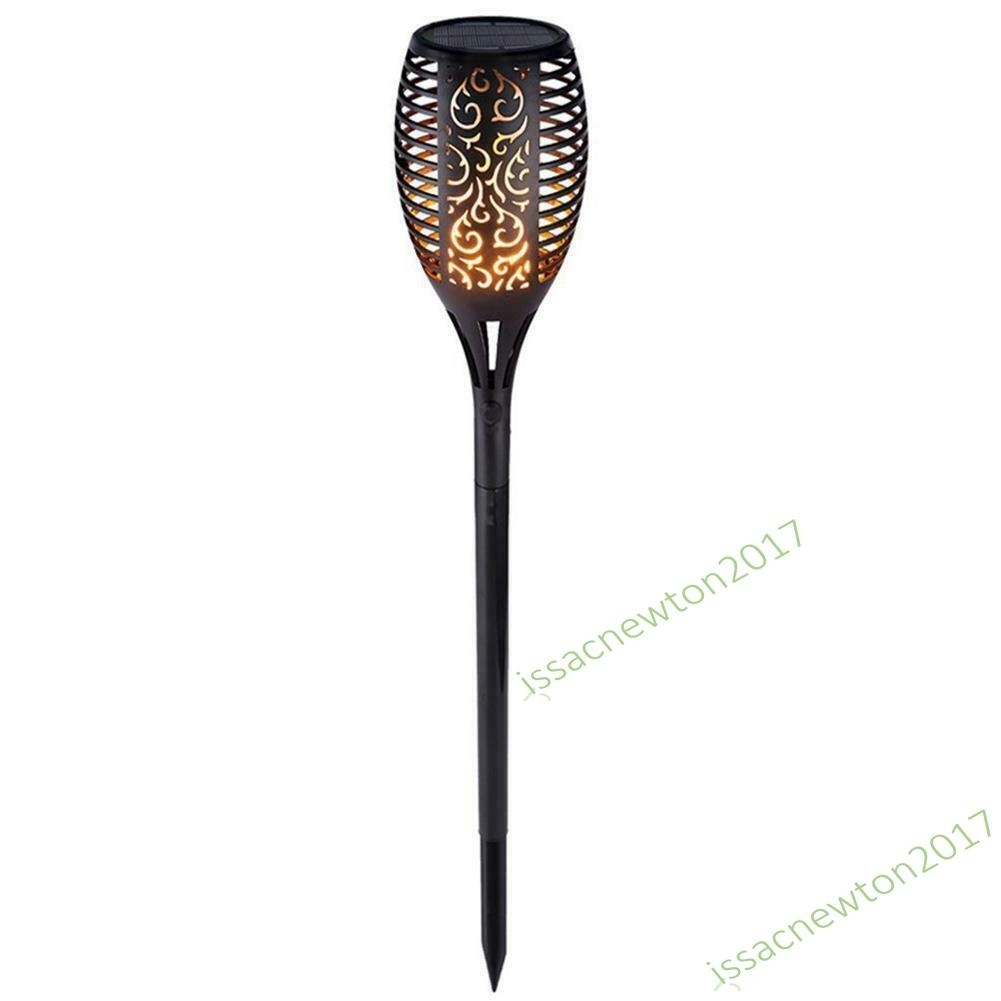 1-4X 33LED Solar Power Torch Light Flickering Flame Garden Waterproof Yard Lamp