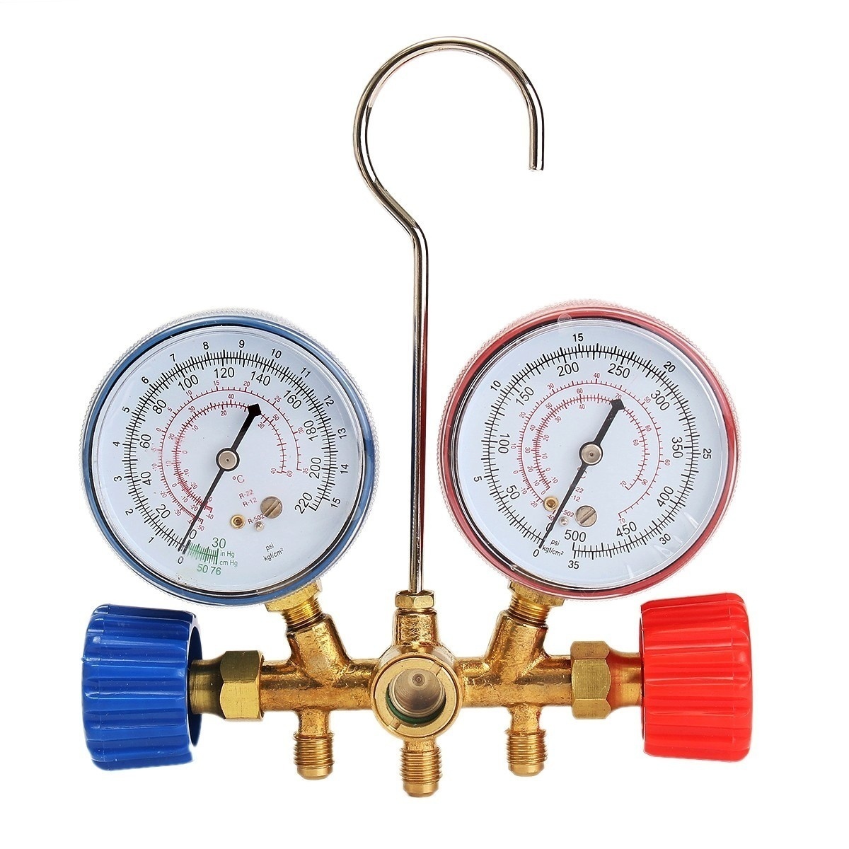 HVAC Refrigeration Kit High Pressure Valve Switch Manifold Instrument Group R22 R12 R134a