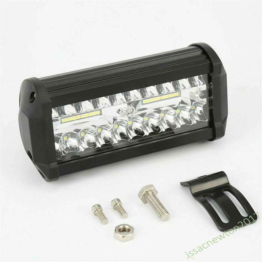 2x 400W 7&amp;#39;&amp;#39;Car LED Work Light Bar Spot Flood Beams Combo For Off-road SUV Truck