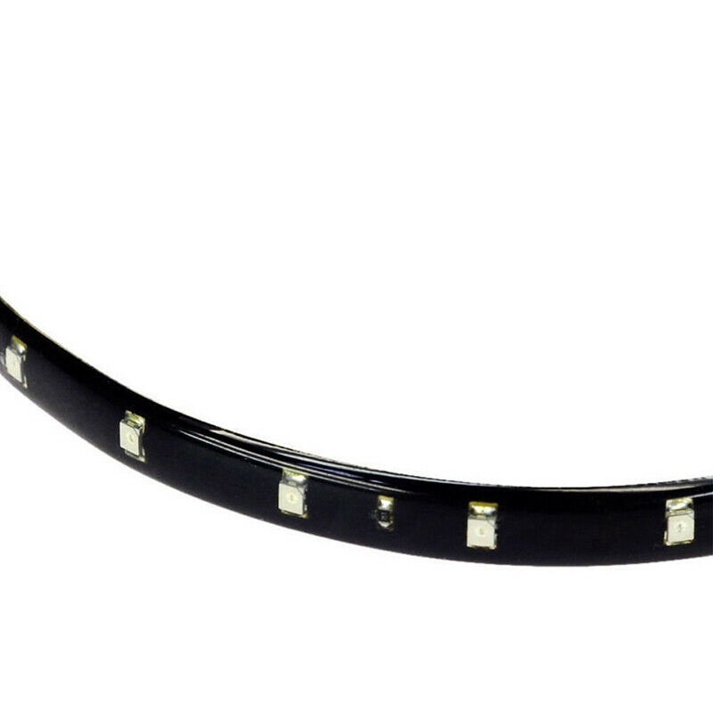 12V 4pcs 30CM/15 LED Car Motors Truck Flexible Strip Light Waterproof Blue