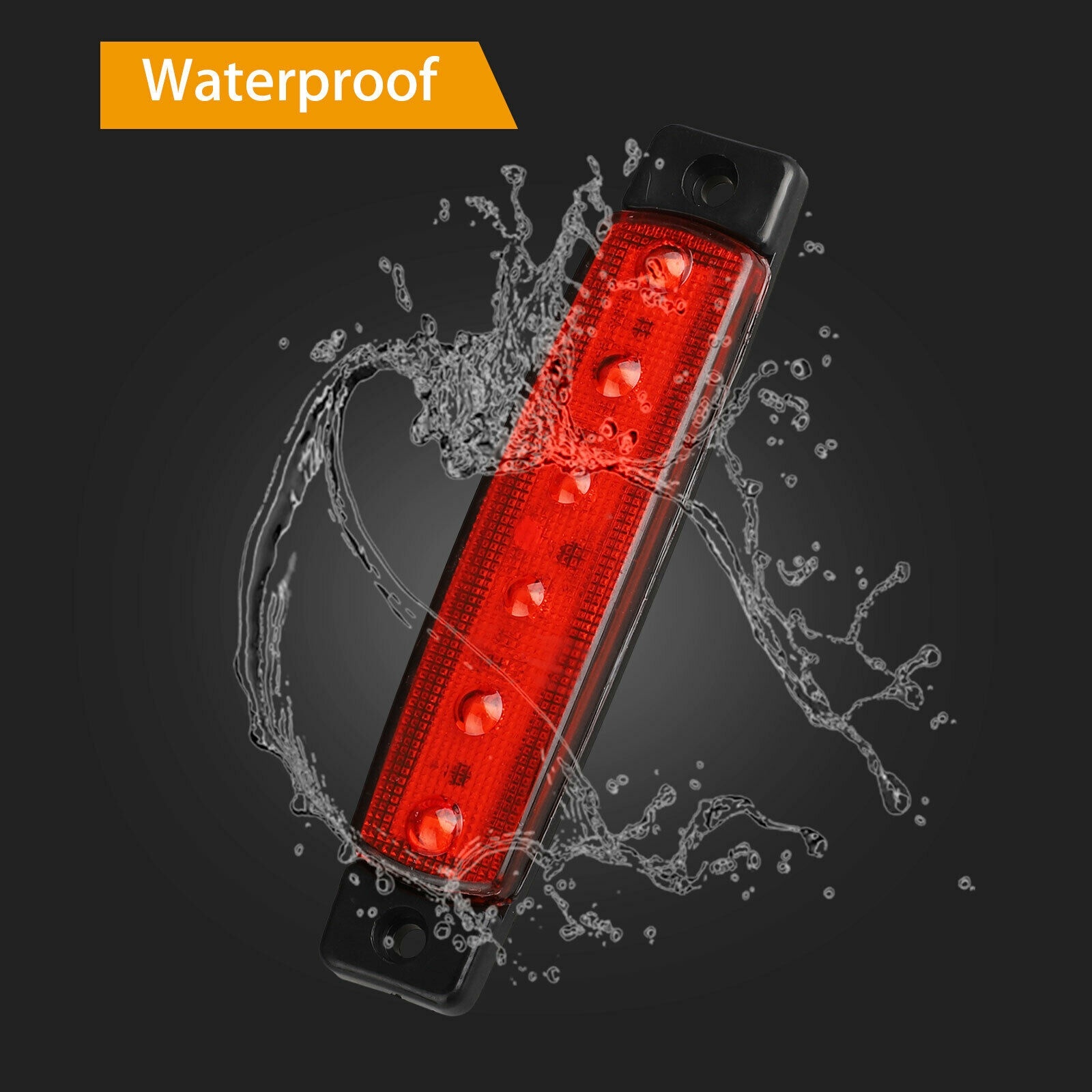 4Pcs Red Green Boat Navigation LED Lights Stern Lights Boats Starboard Light 12V