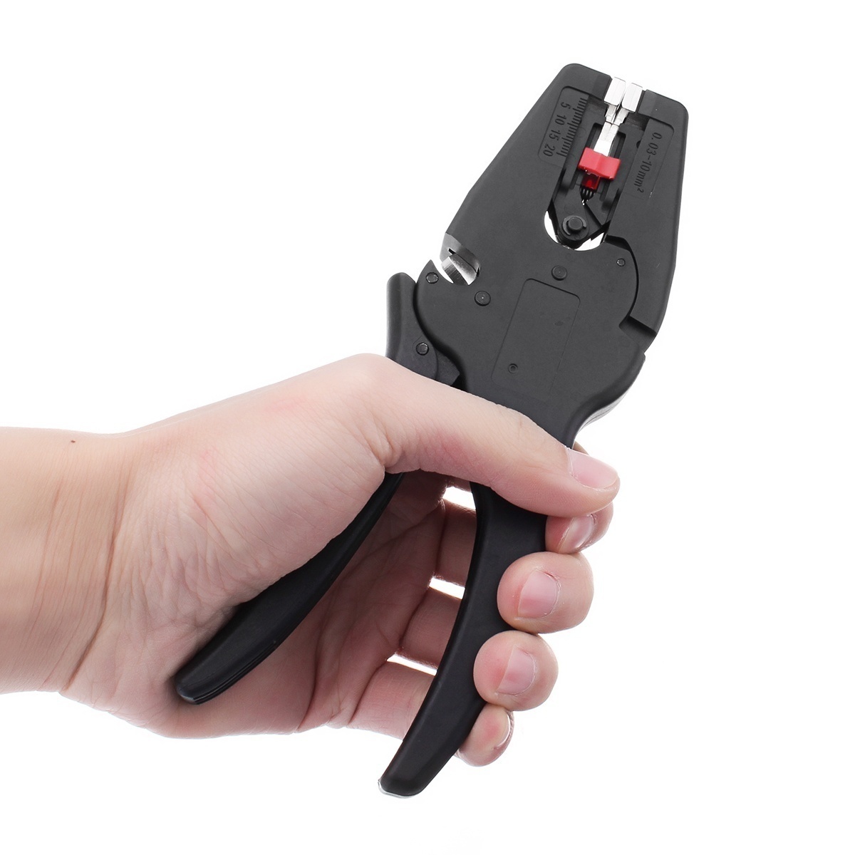 0.03-10mm² Wide Range Electric Cable Wire Crimper Stripper Cutter Pliers For Stripping Cutting Cable