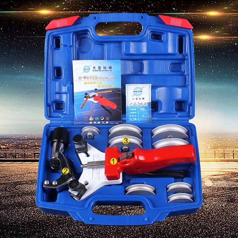 Multi Copper Pipe Bender Tube bending Tool Kit with Tube Cutter WK-666