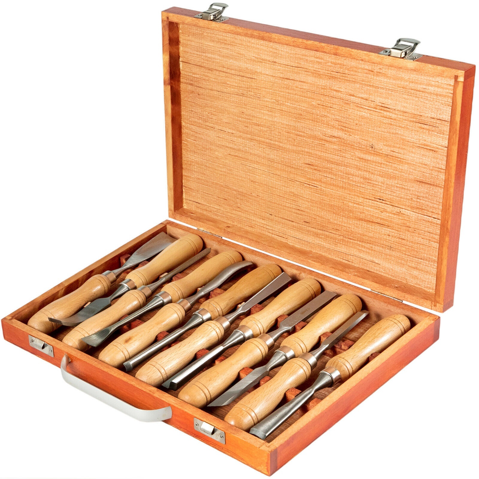 12pcs Wooden Lathe Chisel Set Woodworking Lathe Carving Professional-