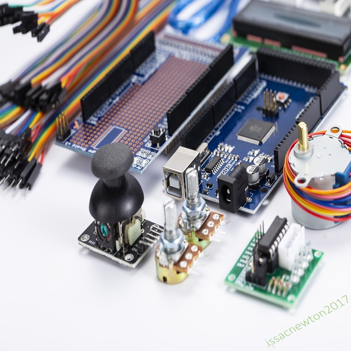 Full Version Starter Kit for Arduino Beginner Learning MEGA 2560 Servo Motor LCD1602 Model