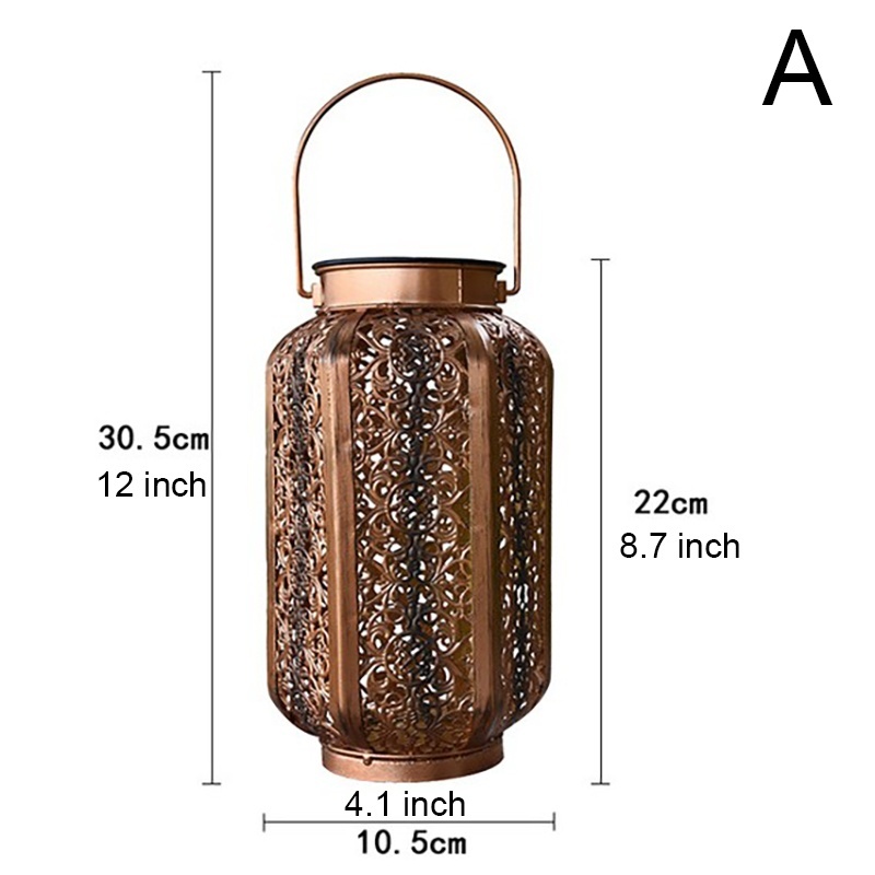 Hanging lights, solar lights, energy lights, terrace decorative metal lights (gardens, yards)