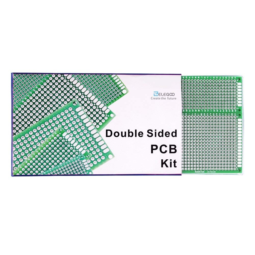 32 pieces of double-sided PCB board prototype kit for DIY welding, 5 sizes of Arduino kit