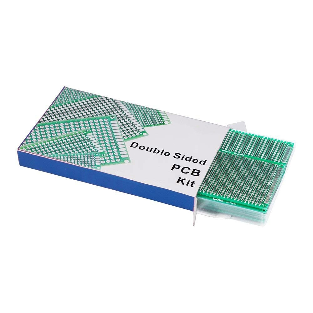 32 pieces of double-sided PCB board prototype kit for DIY welding, 5 sizes of Arduino kit