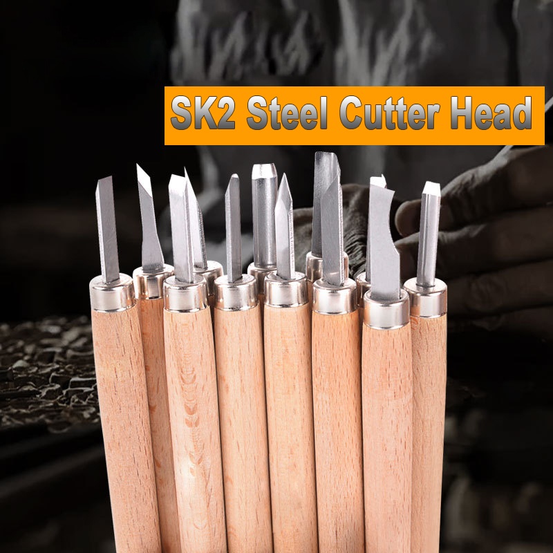6-piece wood carving knife set handmade wood carving seal rubber stamp carving knife