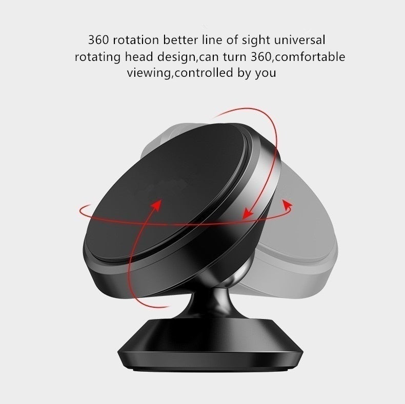 360-degree universal car phone holder with magnetic tuyere holder