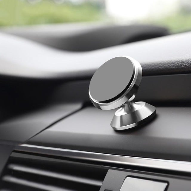 360-degree universal car phone holder with magnetic tuyere holder