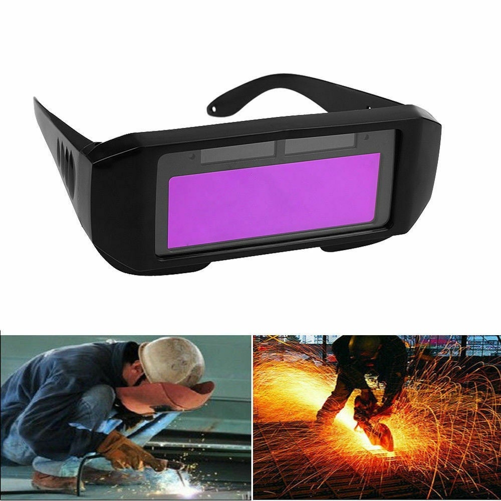 Solar Powered Automatic Dimming Welding Mask Helmet Goggles Welding Goggles Anti-ultraviolet