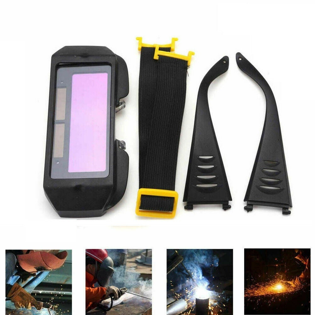 Solar Powered Automatic Dimming Welding Mask Helmet Goggles Welding Goggles Anti-ultraviolet