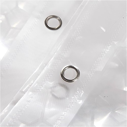 3D Water Cube Mould / 3D Water Cube Shower Curtain is waterproof, mold-free shower curtain