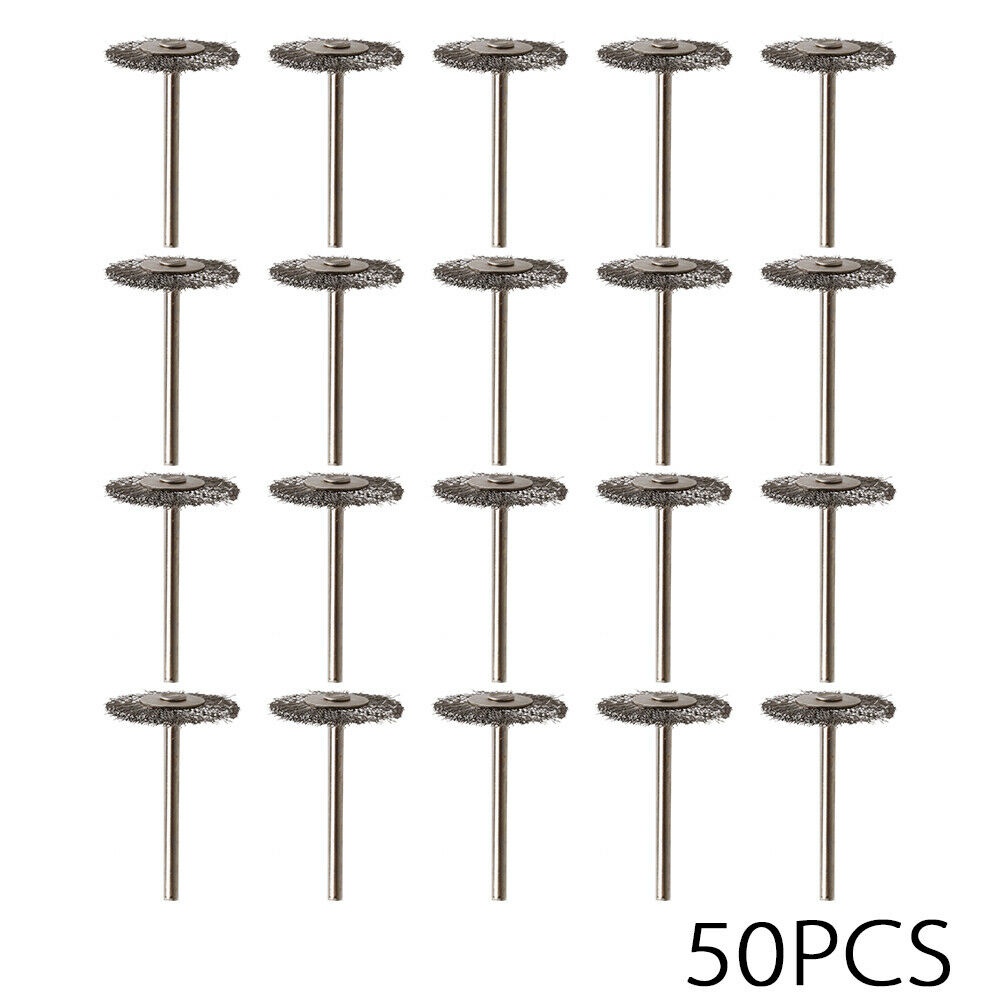 Best price for 50Pc 25mm Stainless Steel Wire Cup Brush sDremel Wheel ...