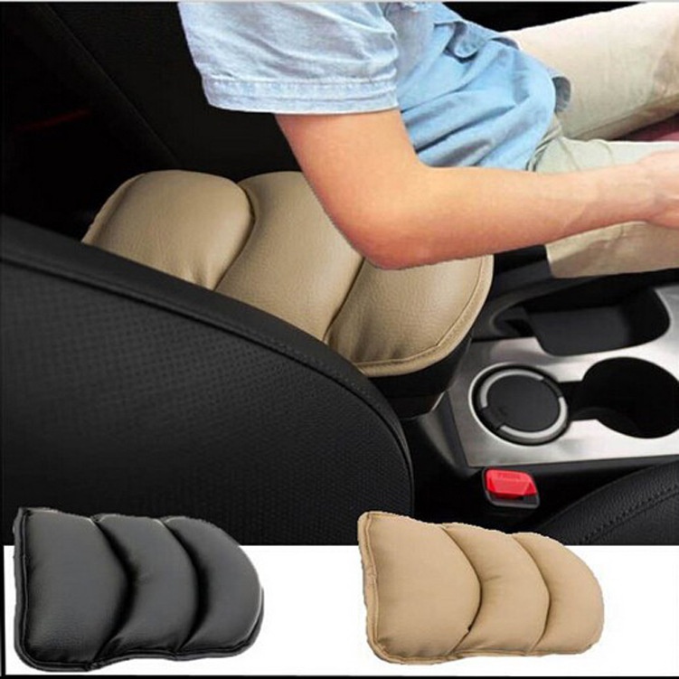 Armrest Mats Car Central Arm Pads Car Universal Armrest Box Mats Car Interior Armrest Pad Set Leathe