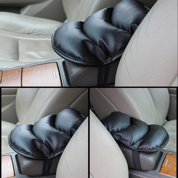 Armrest Mats Car Central Arm Pads Car Universal Armrest Box Mats Car Interior Armrest Pad Set Leathe
