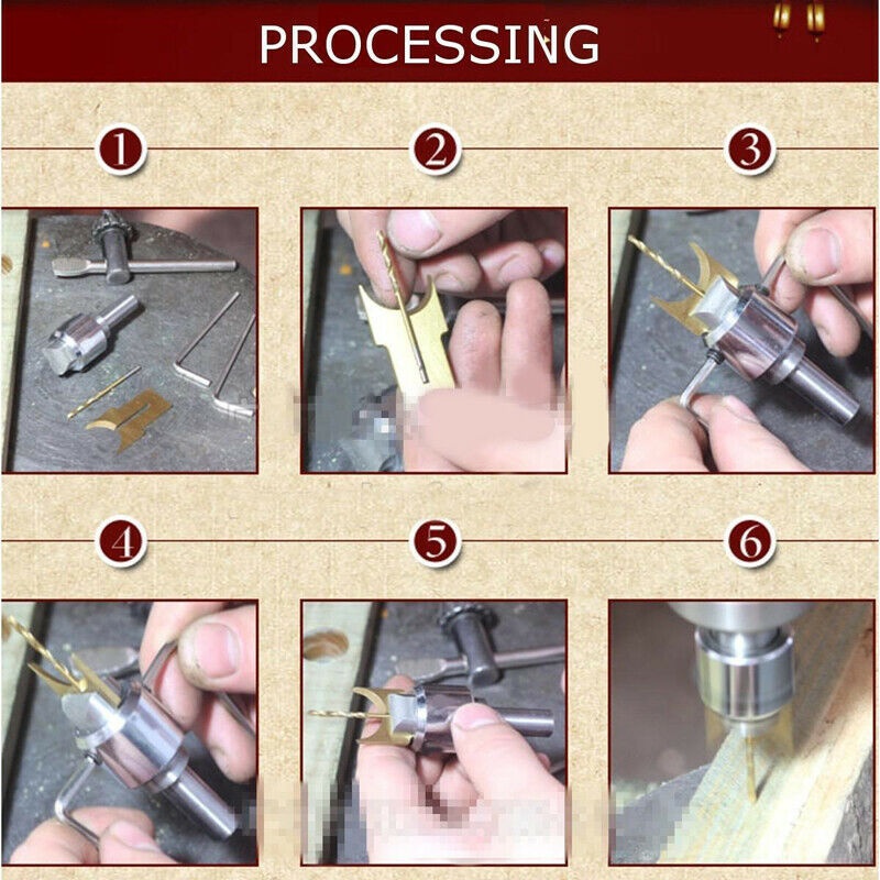 16Pcs Premium Wooden Beads Drill Bit Rosary Making Bead Drill Tool Woodworking