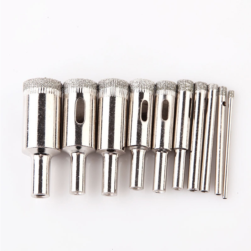 10pcs 3-13mm Marble Hole Opener Diamond Tool Separate Tile Stopper Drill Bit Hole Opener