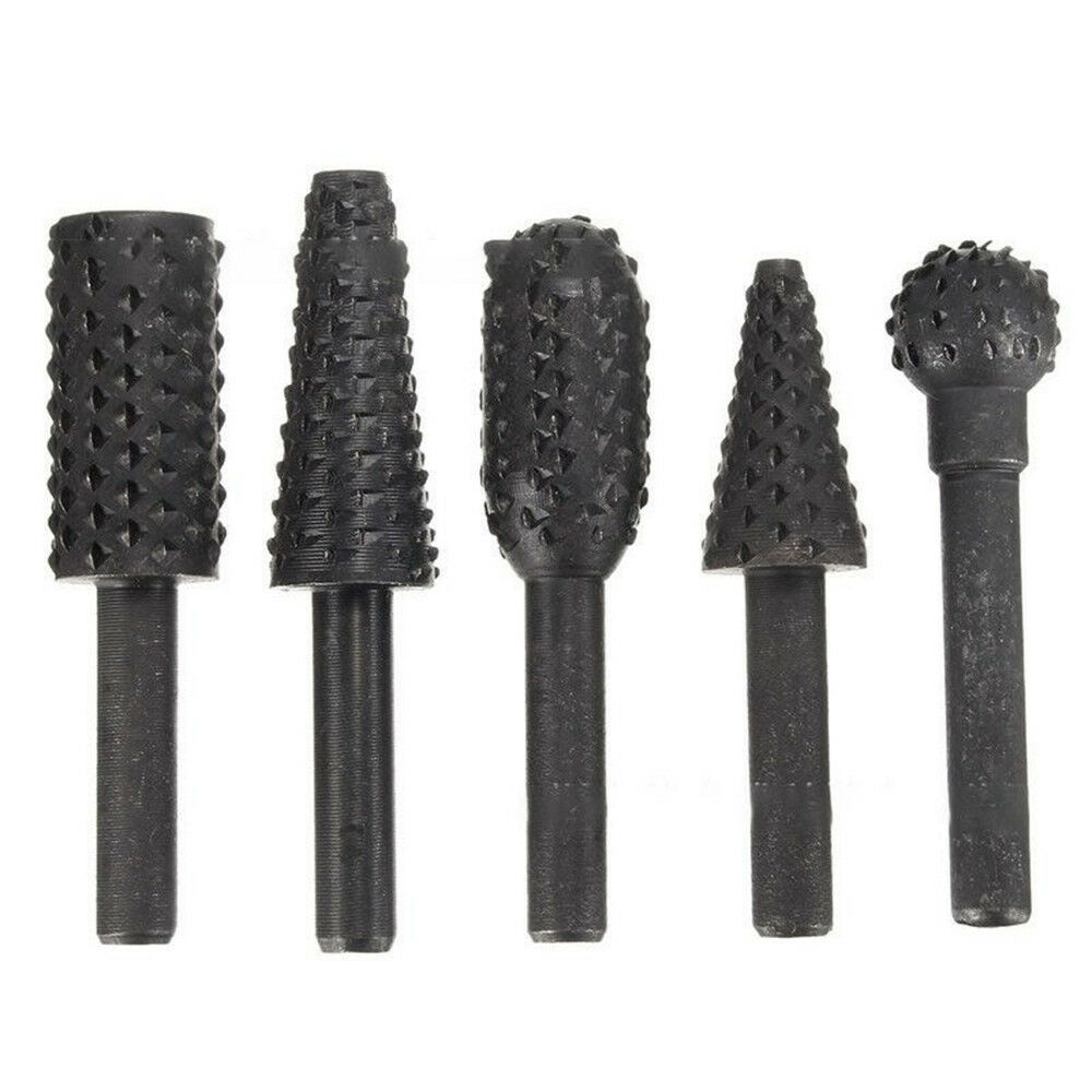 5PCS 1/4&apos;&apos; Drill Bit Set Cutting Tools For Woodworking Knife Wood Carving Tool