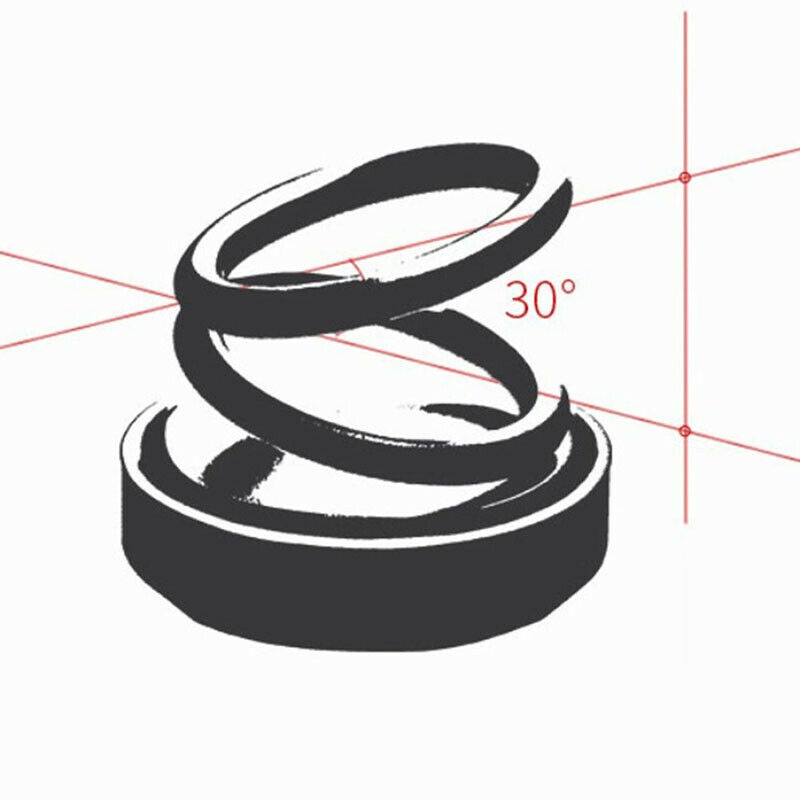 Car Solar Auto Rotation Ring Perfume Air Freshener Car Dashboard Accessories