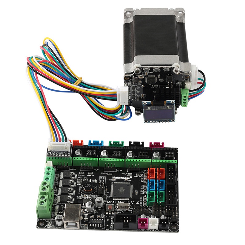 3D Printer STM32 57 Closed Loop Stepper Motor Set MKS SERVO57B Servo Motor with Adapter Plate
