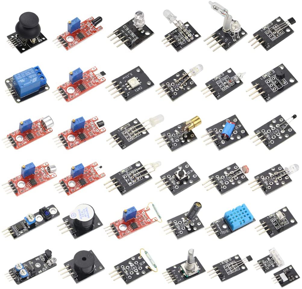 37 Sensors Assortment Kit 37 Sensors Kit Sensor Starter Kit for Arduino Raspberry pi Sensor kit 37