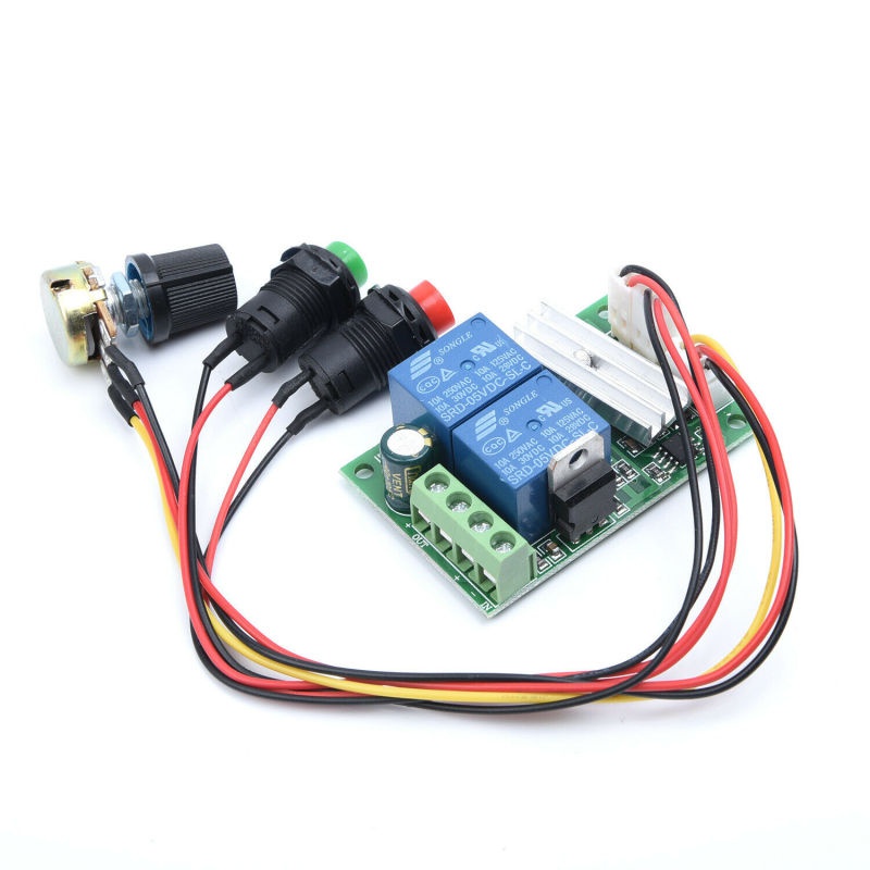 DC 6V/12V/24V 3A Reversible Motor Speed Controller Regulator Driver Switch PWM
