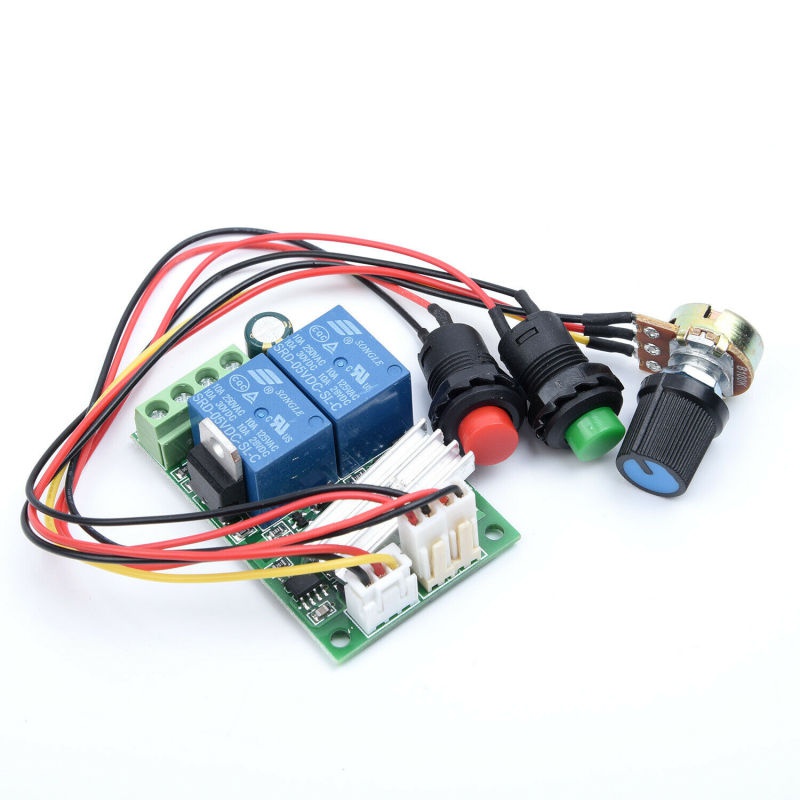 DC 6V/12V/24V 3A Reversible Motor Speed Controller Regulator Driver Switch PWM