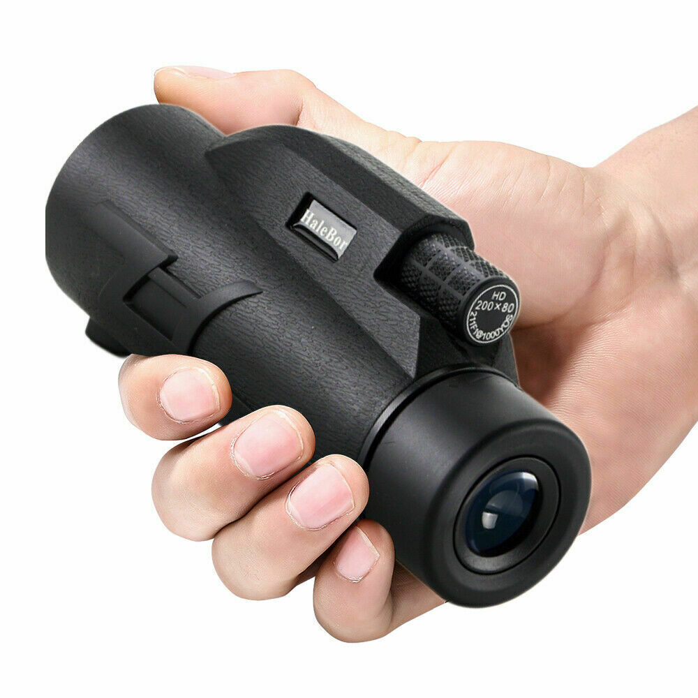 200x80 high definition zoom portable monocular telescope night vision bak4 telescope is suitable