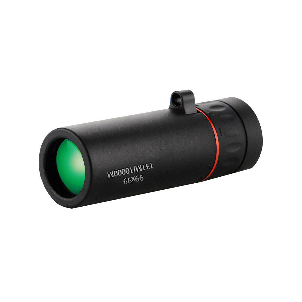 99x99 Monocular Telescope Light Night Vision Zoom + Simple Clip Sightseeing-