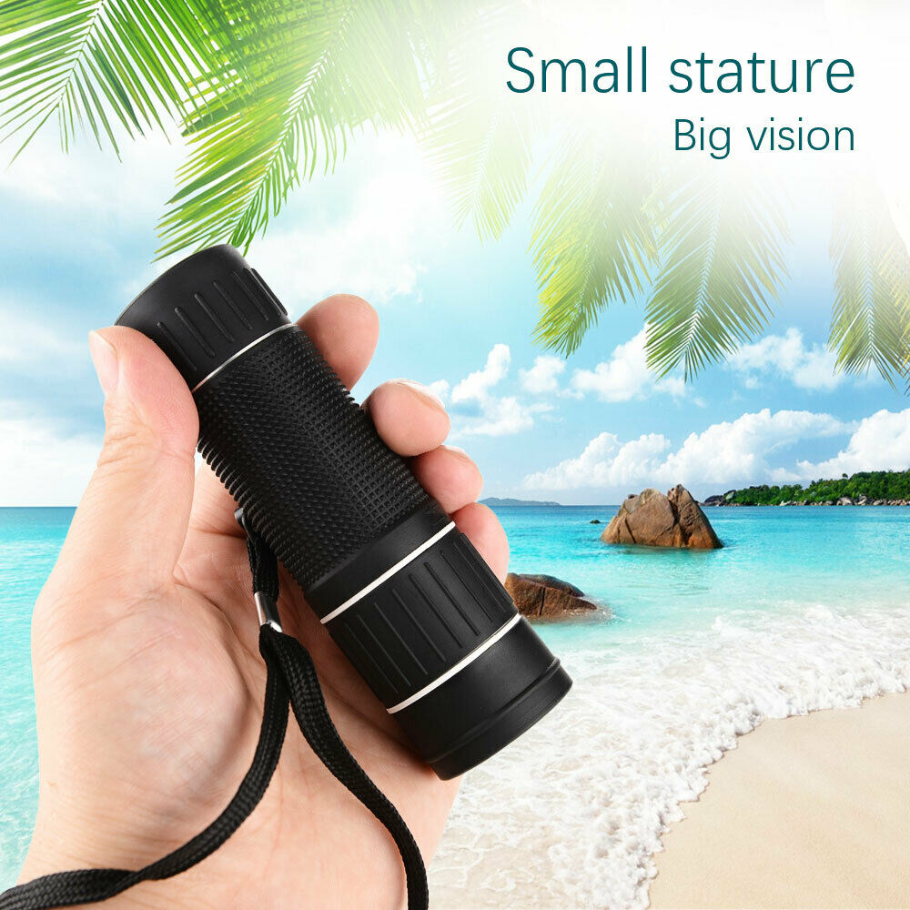 12x30 Mini HD Zoom Monocular Telescope Small Telescope with Night Vision Telescope Bak4