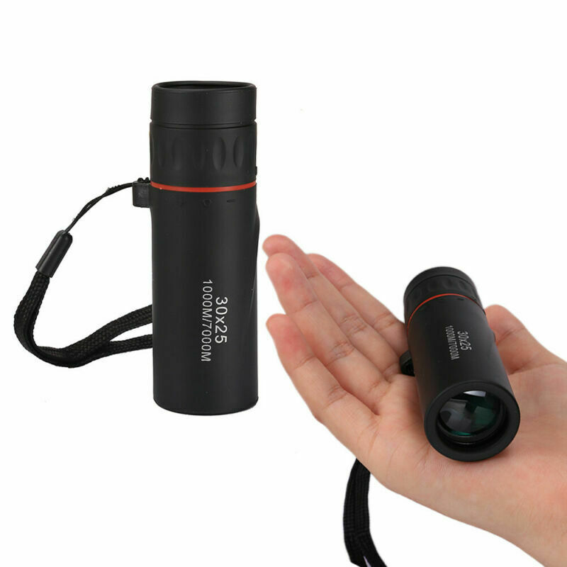 Mini Telescope Single Tube Outdoor Camping Hunting Optical Telescope 30 X 25-