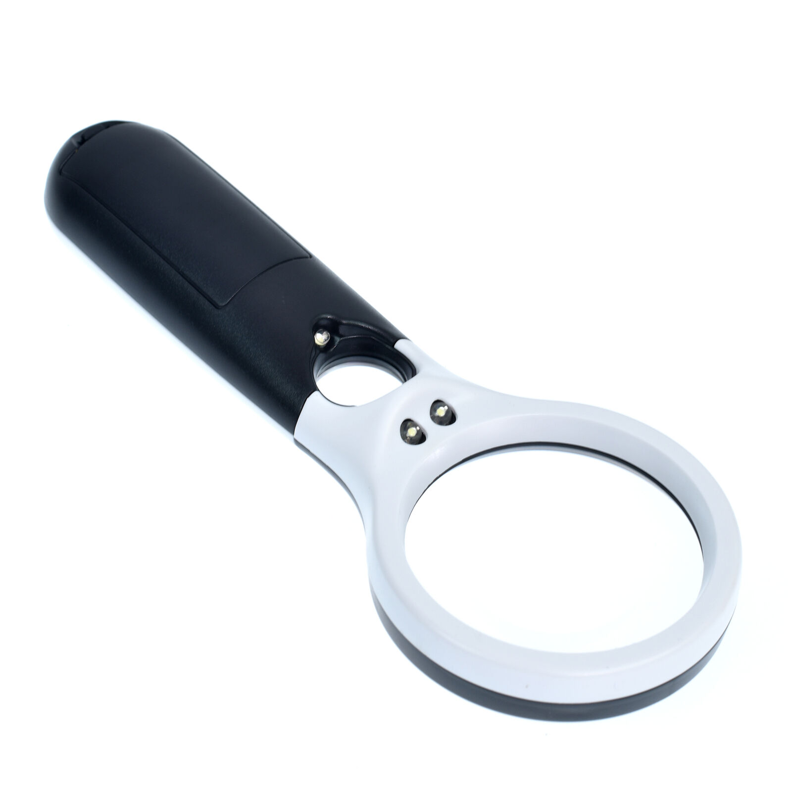 3 LED 45x Magnifier with Lamp Hand Held Magnifier Jewelry Magnifier Lens-