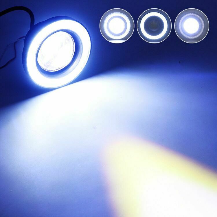 89mm LED Car Fog Driving Lamp White Daytime Running Light Motorcycle Headlight