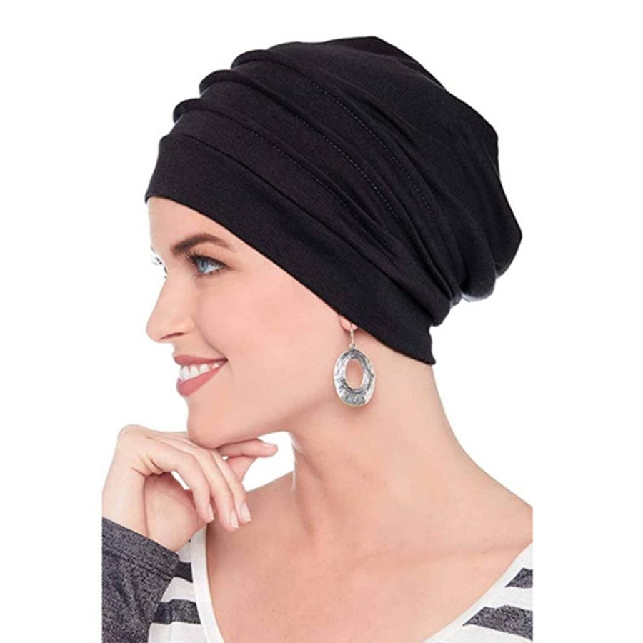 9 Colors Muslim Women Elastic Turban Beanie Soft Cotton Hijab Hat Cap Turban Headscarf Wrap Head