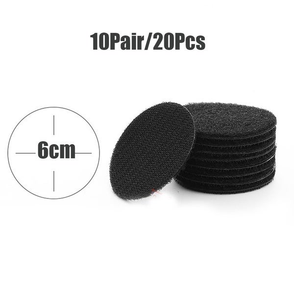20pcs/10 Pairs Anti Curling Carpet Tape Rug Gripper Velcro Secure the Carpet, Sofa, and Sheets in