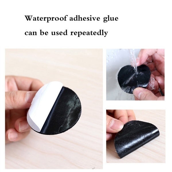 20pcs/10 Pairs Anti Curling Carpet Tape Rug Gripper Velcro Secure the Carpet, Sofa, and Sheets in