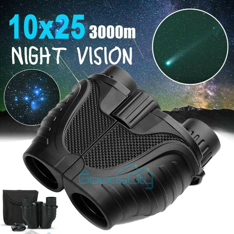 10x25 binocular telescope day and night vision automatic focusing bak4 high power