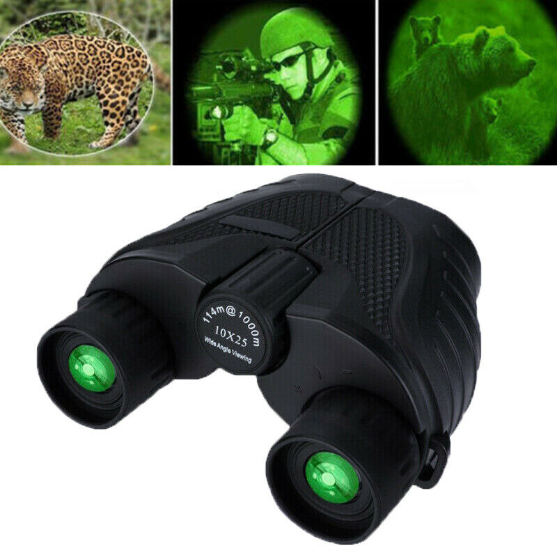 10x25 binocular telescope day and night vision automatic focusing bak4 high power